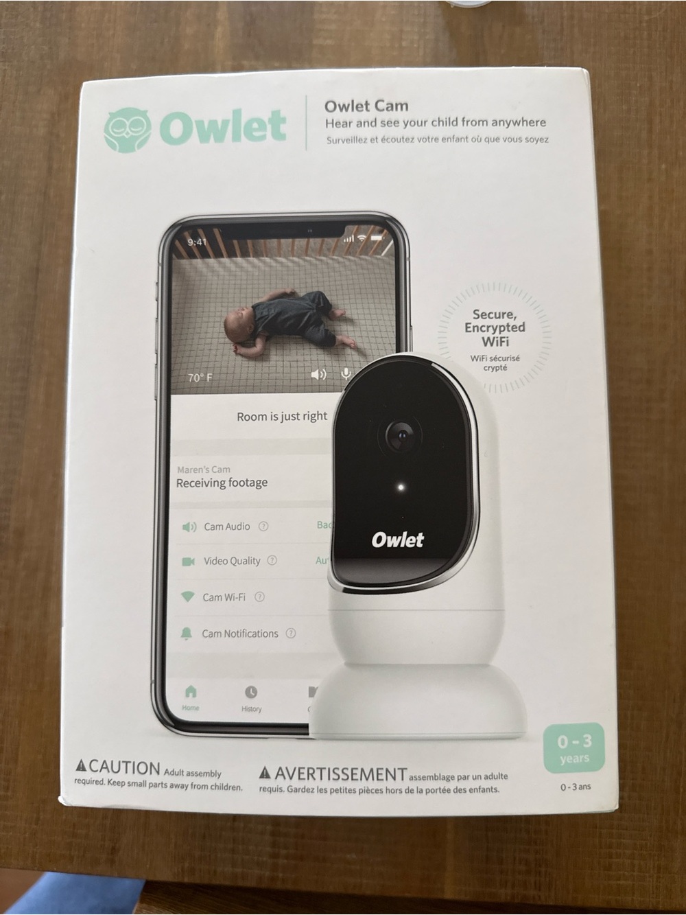 Owlet Smart Nursery Camera - White